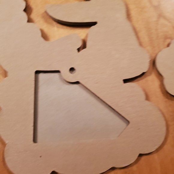 1998 Baby Looney Toons Wall Decor Wooded 2 piece Nursery Art Vtg Htf - Picture 6 of 7